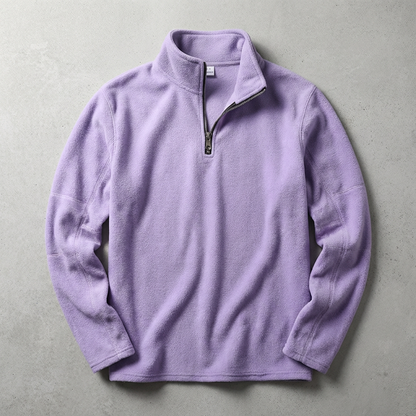Fleece Lined Quarter Zip Sweater