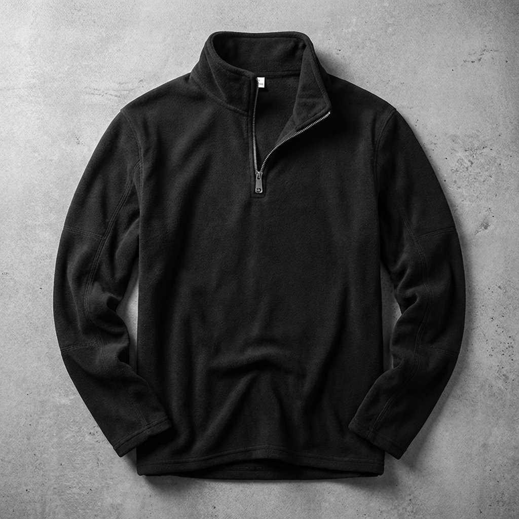Fleece Lined Quarter Zip Sweater