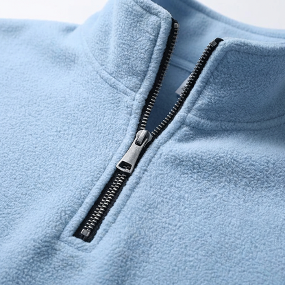 Fleece Lined Quarter Zip Sweater