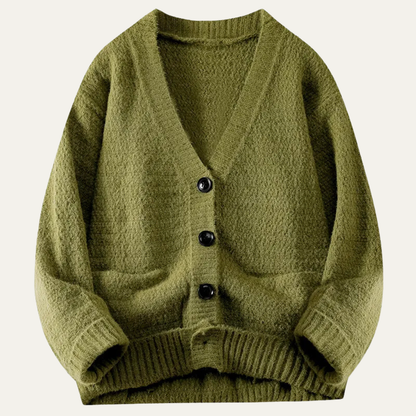 Amarone Men's V Neck Knit Sweater Soft