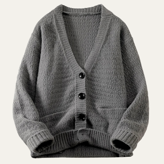 Amarone Men's V Neck Knit Sweater Soft - VibreMode