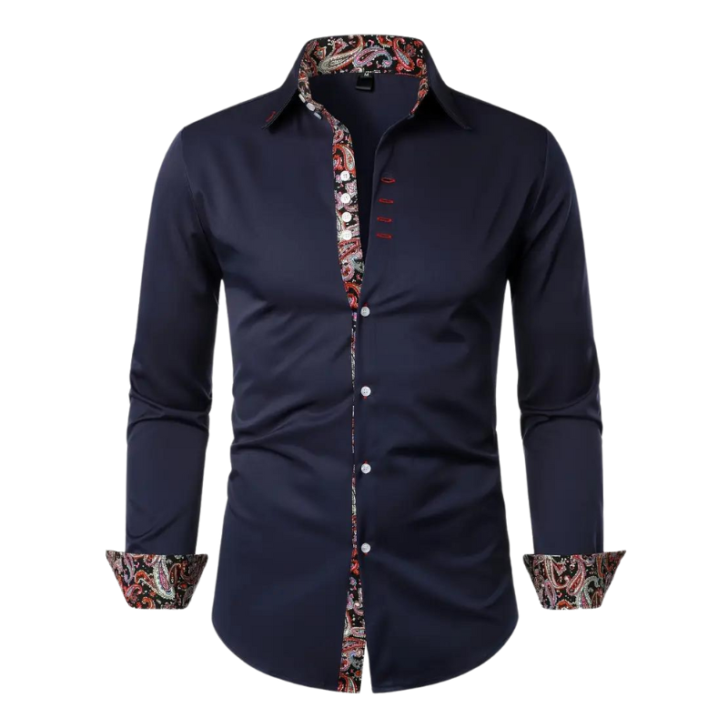 Men's Paisley Accent Shirt