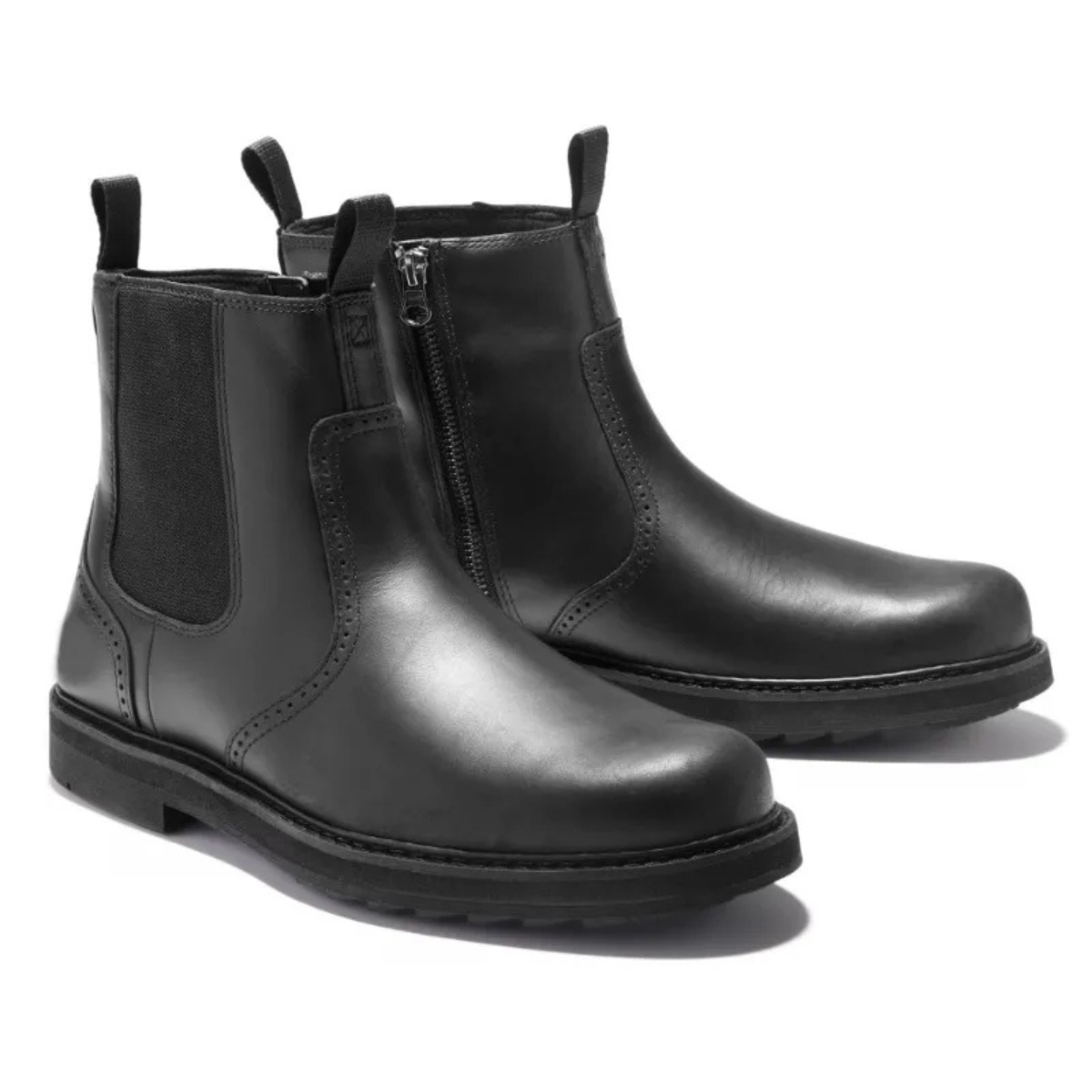 Men's Leather Chelsea Boots Classic Slip On