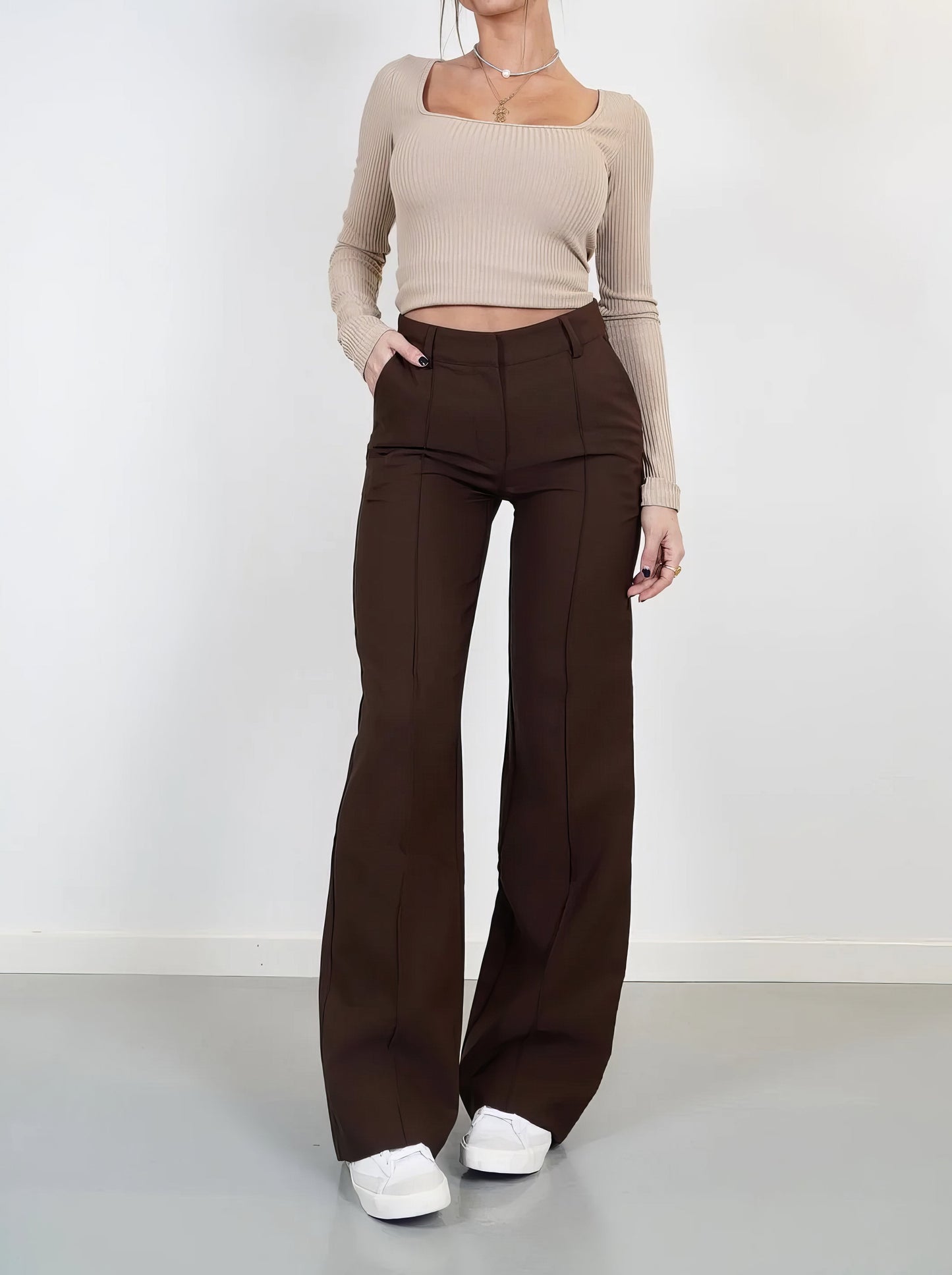 Fit Straight Leg Dress Pants