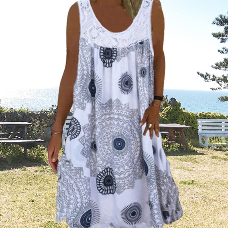 Women's Crochet Lace Dress - VibreMode