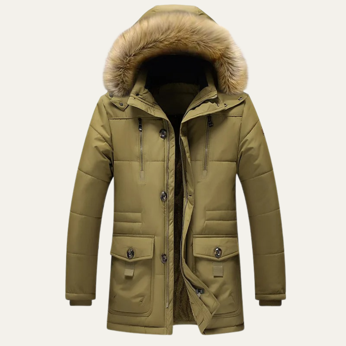 Men's Waterproof Down Parka Jacket