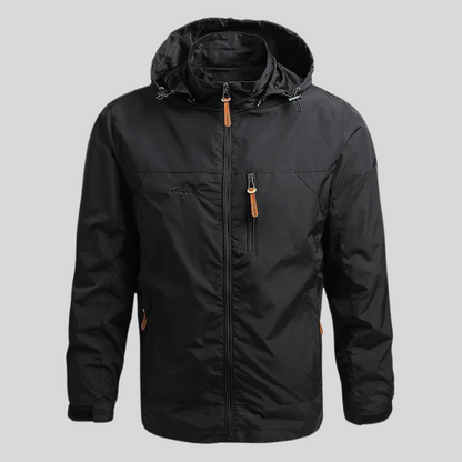 Water-Resistant Hooded Jacket