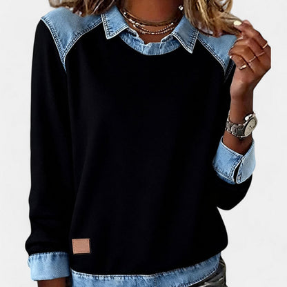 Women's Collared Sweater Long Sleeves