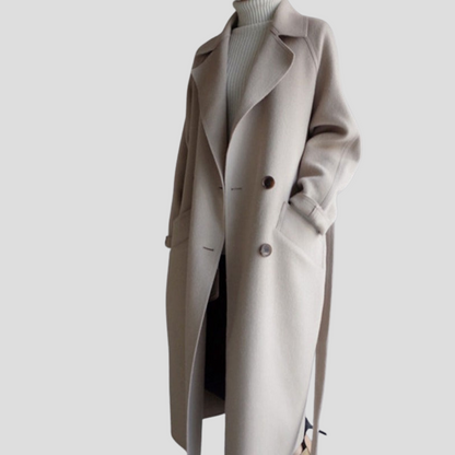 Women's Wool Long Coat Warm Winter - VibreMode