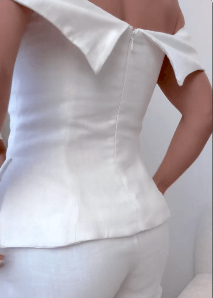 Women's Off Shoulder And Shorts Set