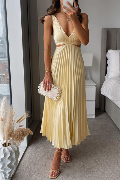 Women's Maxi Wedding Guest Dress - VibreMode