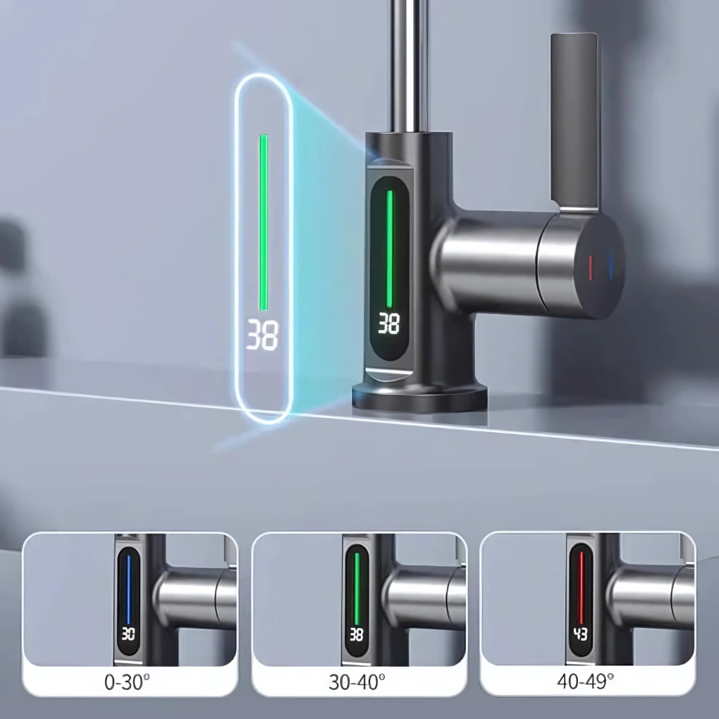 Led Kitchen Bathroom Faucet Light Flexible