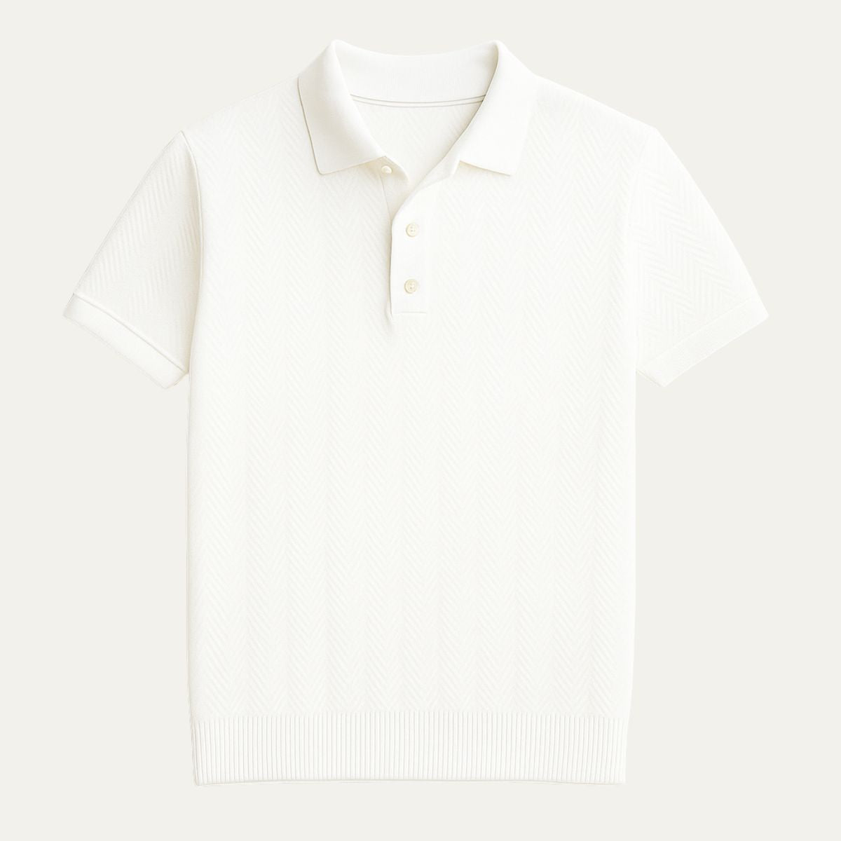 Men's Cotton Polo Shirt Vintage Style - VibreMode