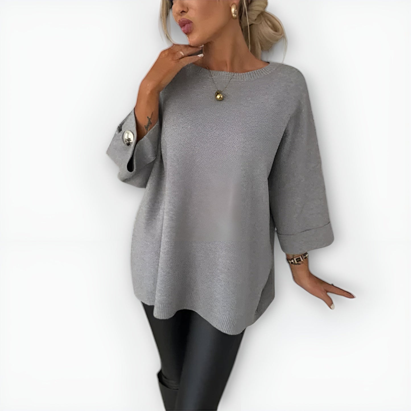 Women's Straight Fit Sweater Loose - VibreMode