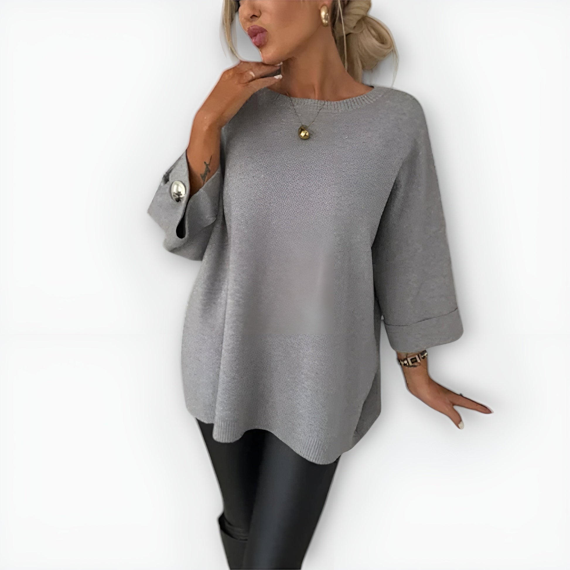 Women's Straight Fit Sweater Loose - VibreMode