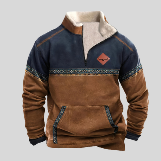 Men's Long-Sleeve Sweater Winter Layer - VibreMode