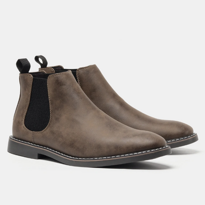Men's Ankle Boots Elastic Side Panels