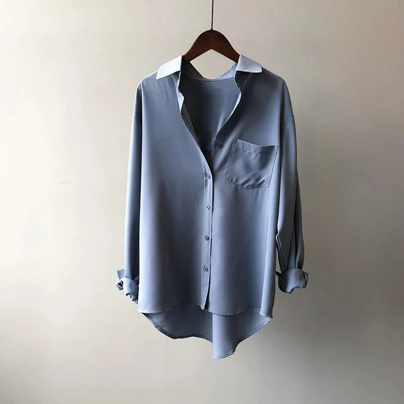 Women's Satin Shirt - VibreMode