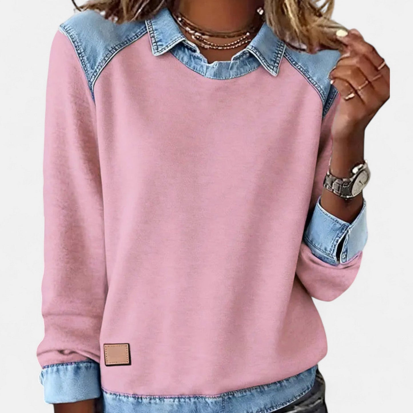 Women's Collared Sweater Long Sleeves