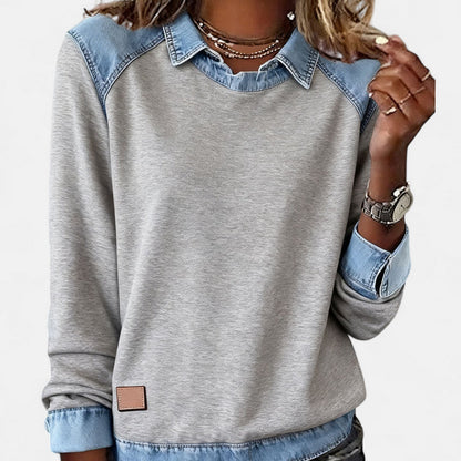 Women's Collared Sweater Long Sleeves