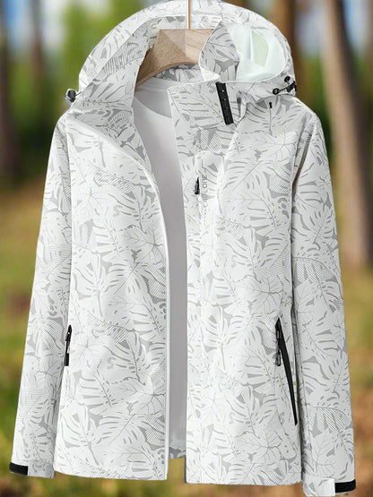 Women's Zip Up Hooded Outdoor Jacket