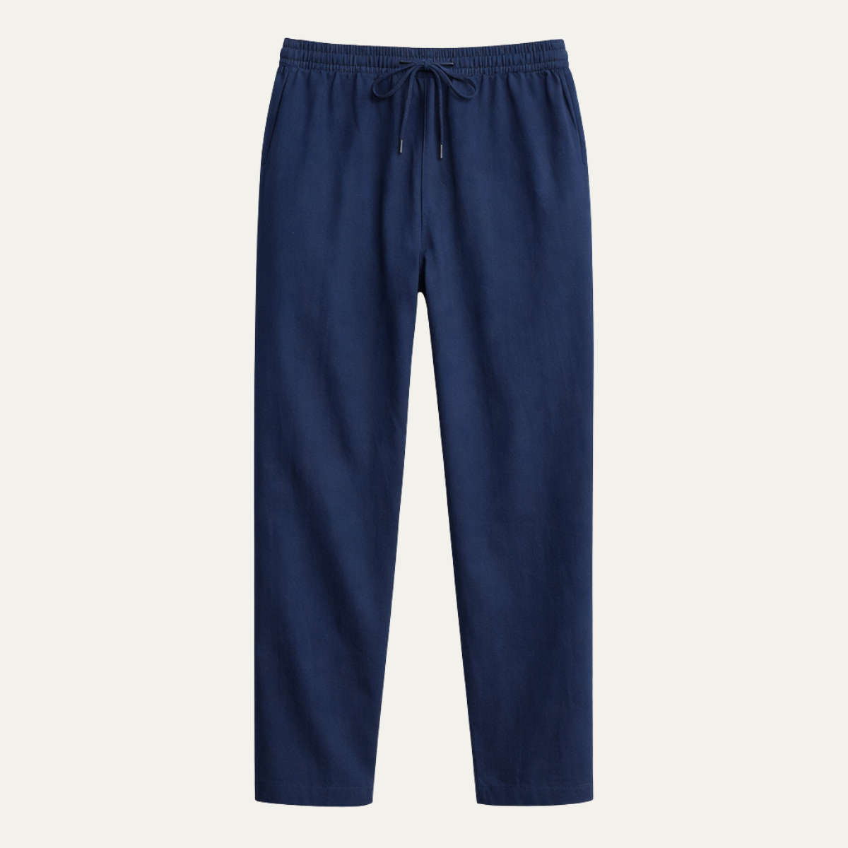 Men's Cotton Hemp Straight Leg Pants Breathable - VibreMode