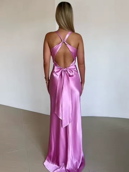 Women's Sleeveless Party Dress Chic Design