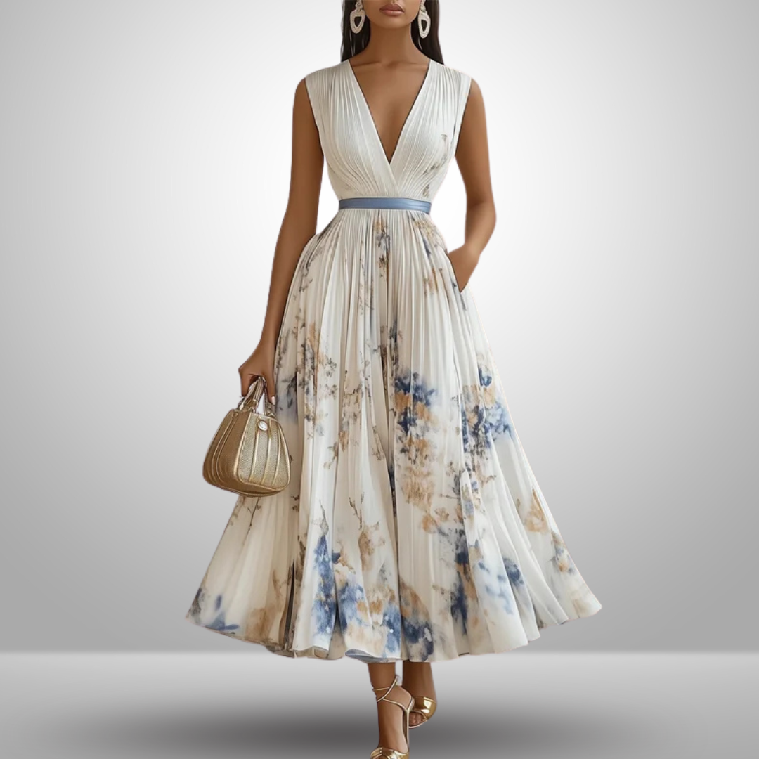 Women's Sleeveless Summer Maxi Dress - VibreMode