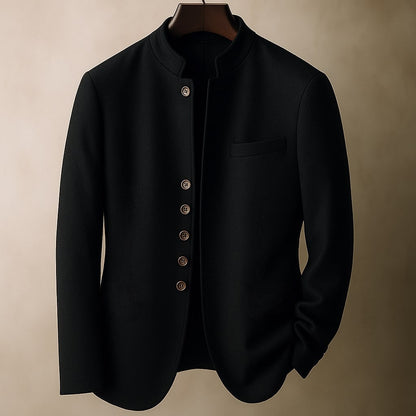 Marcello Men's Wool Stand Collar Jacket