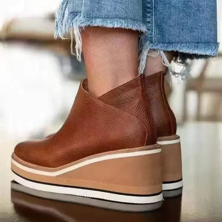 Comfortable Daily Low Heel Ankle Boots