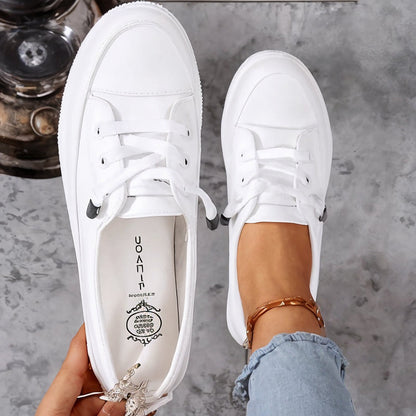 Women's Low Lace Up Sneakers Casual - VibreMode