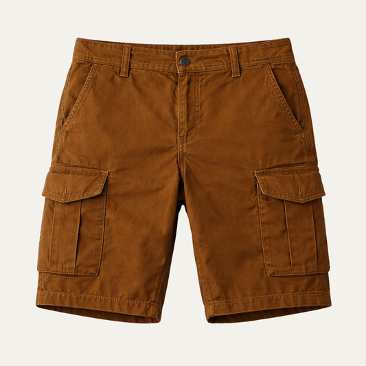 Men's Casual Summer Shorts Cotton With Pockets - VibreMode