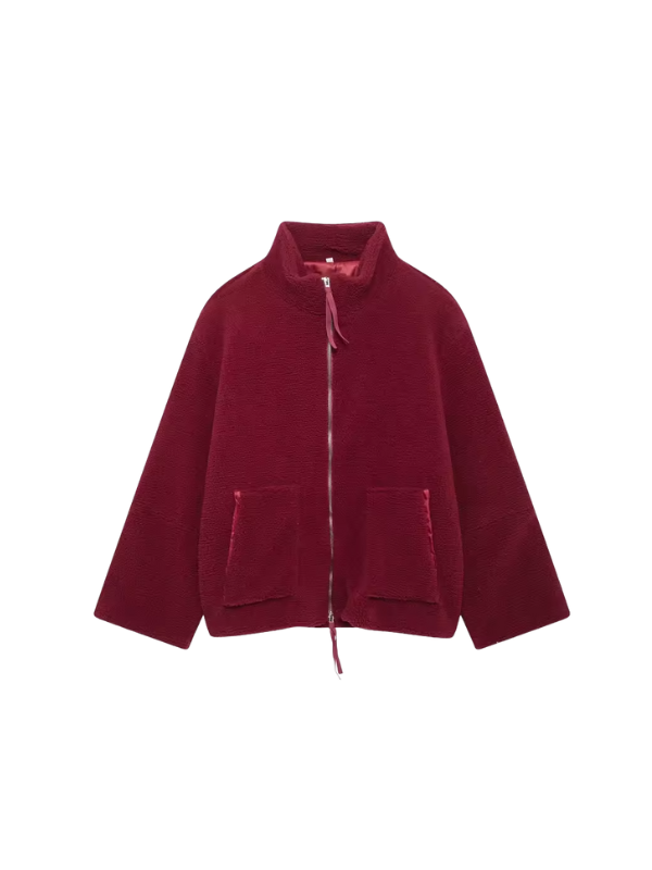 Cozy Large Sherpa Fleece Winter Coat