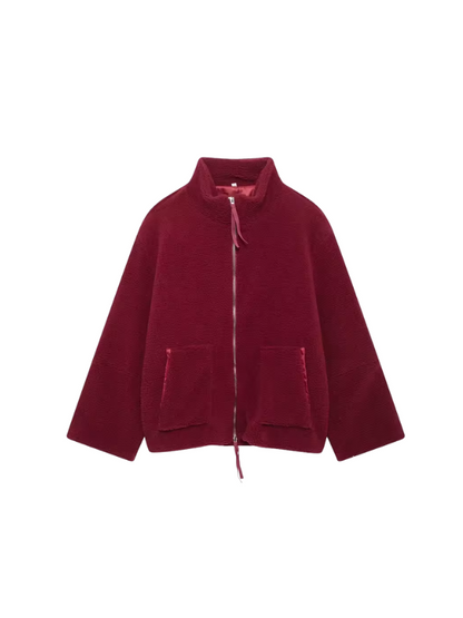 Cozy Large Sherpa Fleece Winter Coat