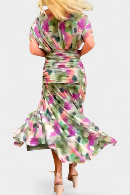 Boho Chic Flowy Long Dress