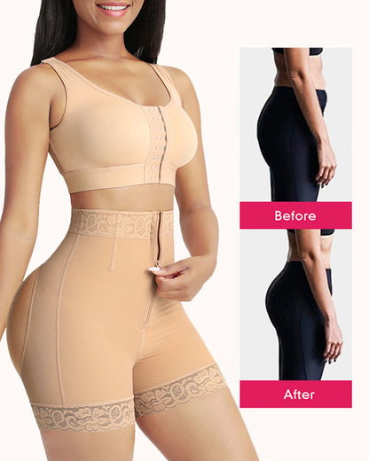 Women's Shapewear Shorts Tummy Control Black