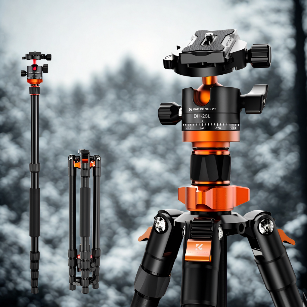 Aluminum Portable Camera Tripod 67 Inches