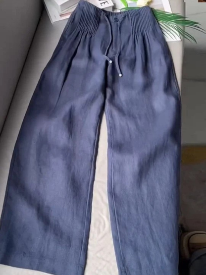 Comfortable Elastic Waist Loose Fit Pants