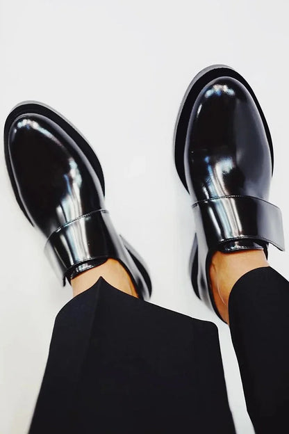 Women's Slip On Loafers Rounded Toe