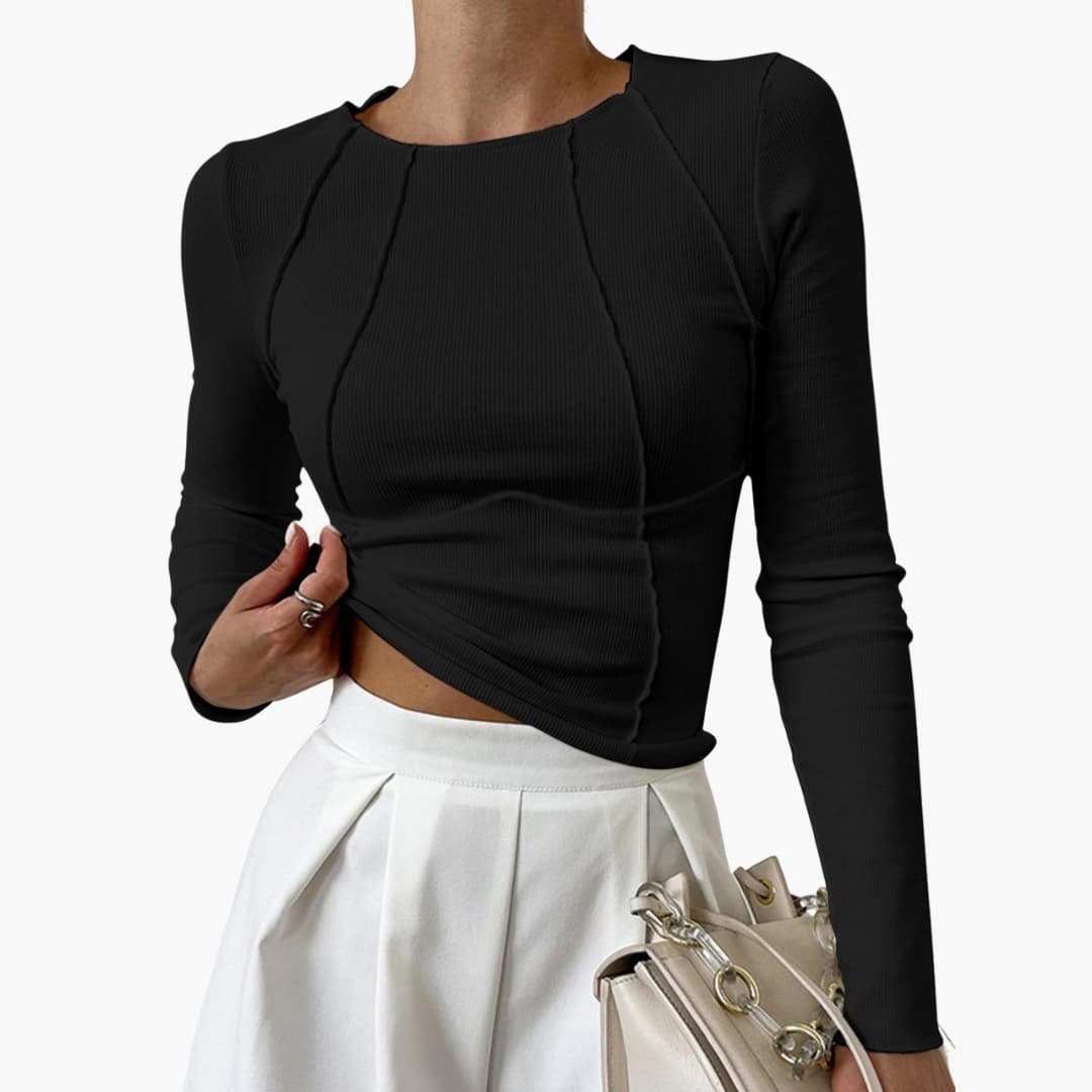 Women's Sculpted Seam Long Sleeve
