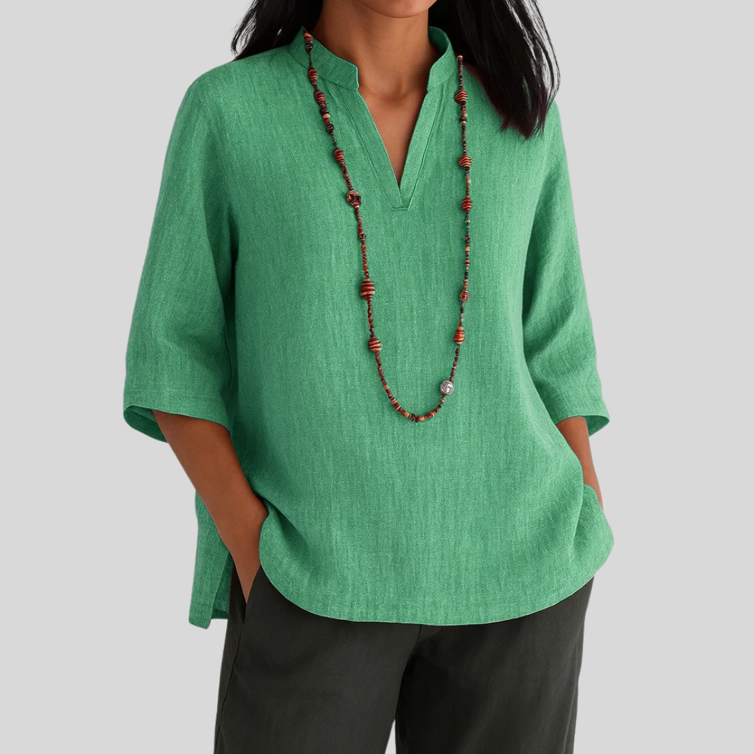 Women's Relaxed Fit Blouse - VibreMode