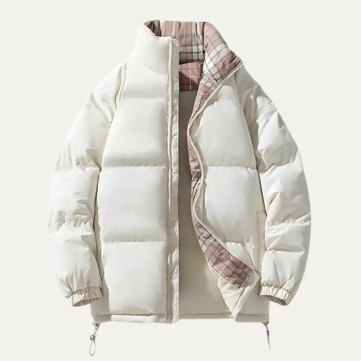 Piacenza Men's Puffer Jacket Winter Collar Stand Up Insulated - VibreMode