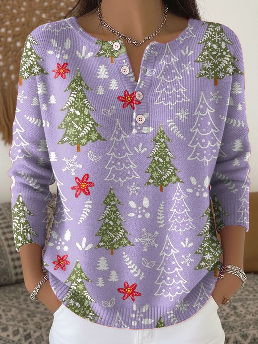 Women's Button Sweater