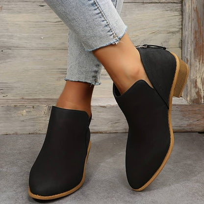 Elegant Women's Leather Boots