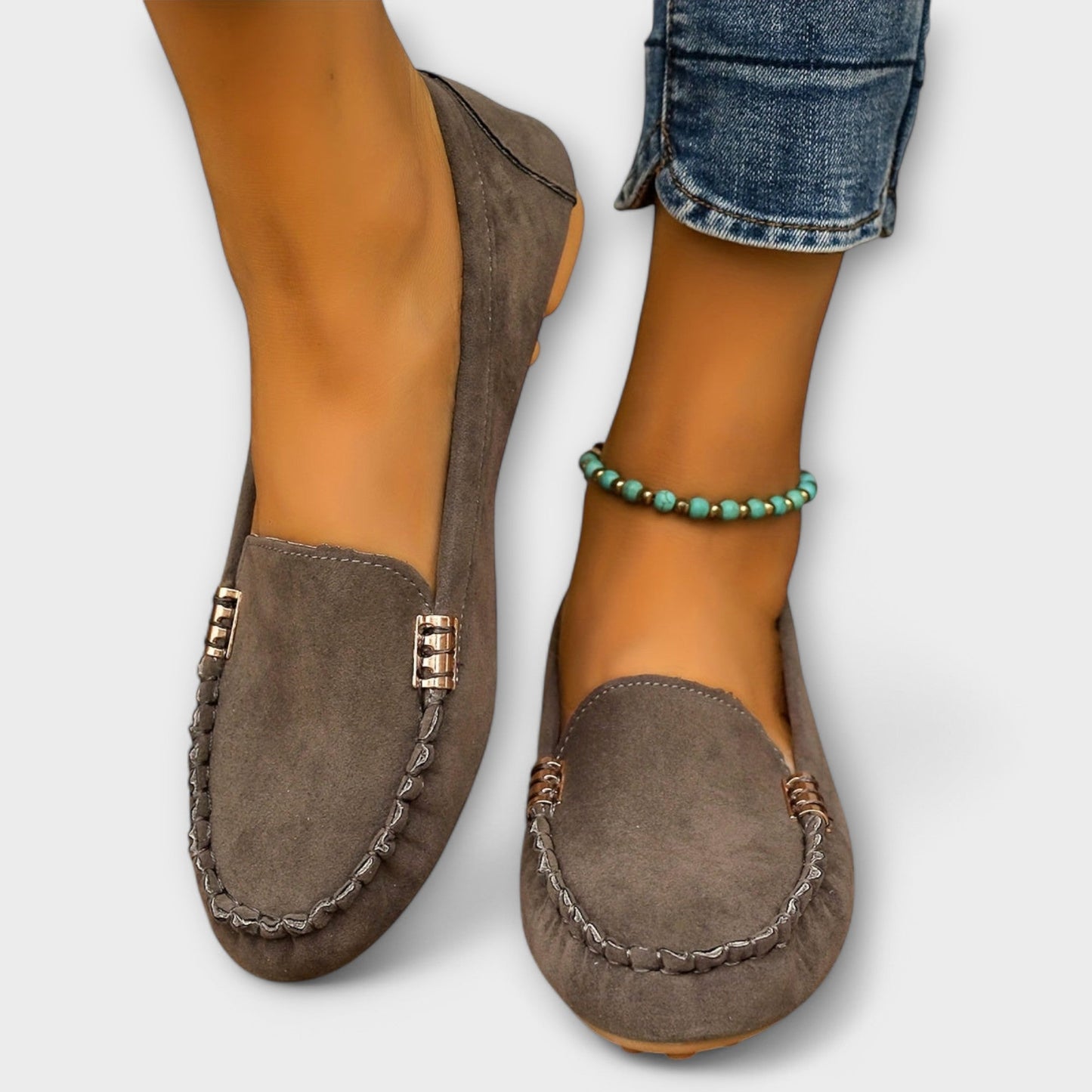 Women's Stitched Slip-On Loafers