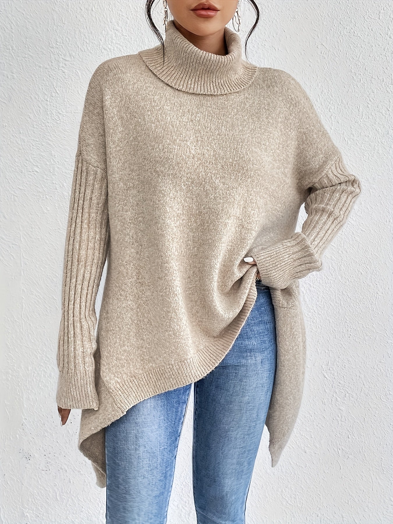 Soft Knitted Pullover Sweater
