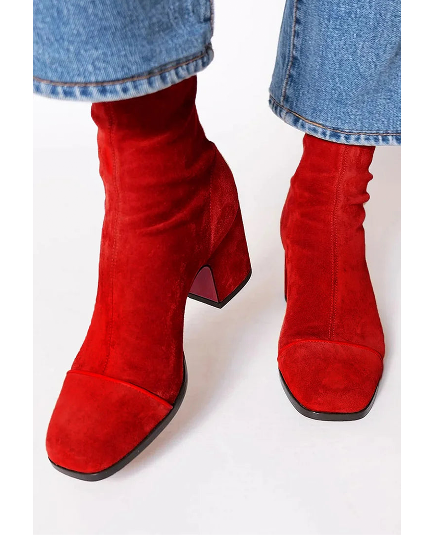 Women's Ankle Boots Square Toe - VibreMode