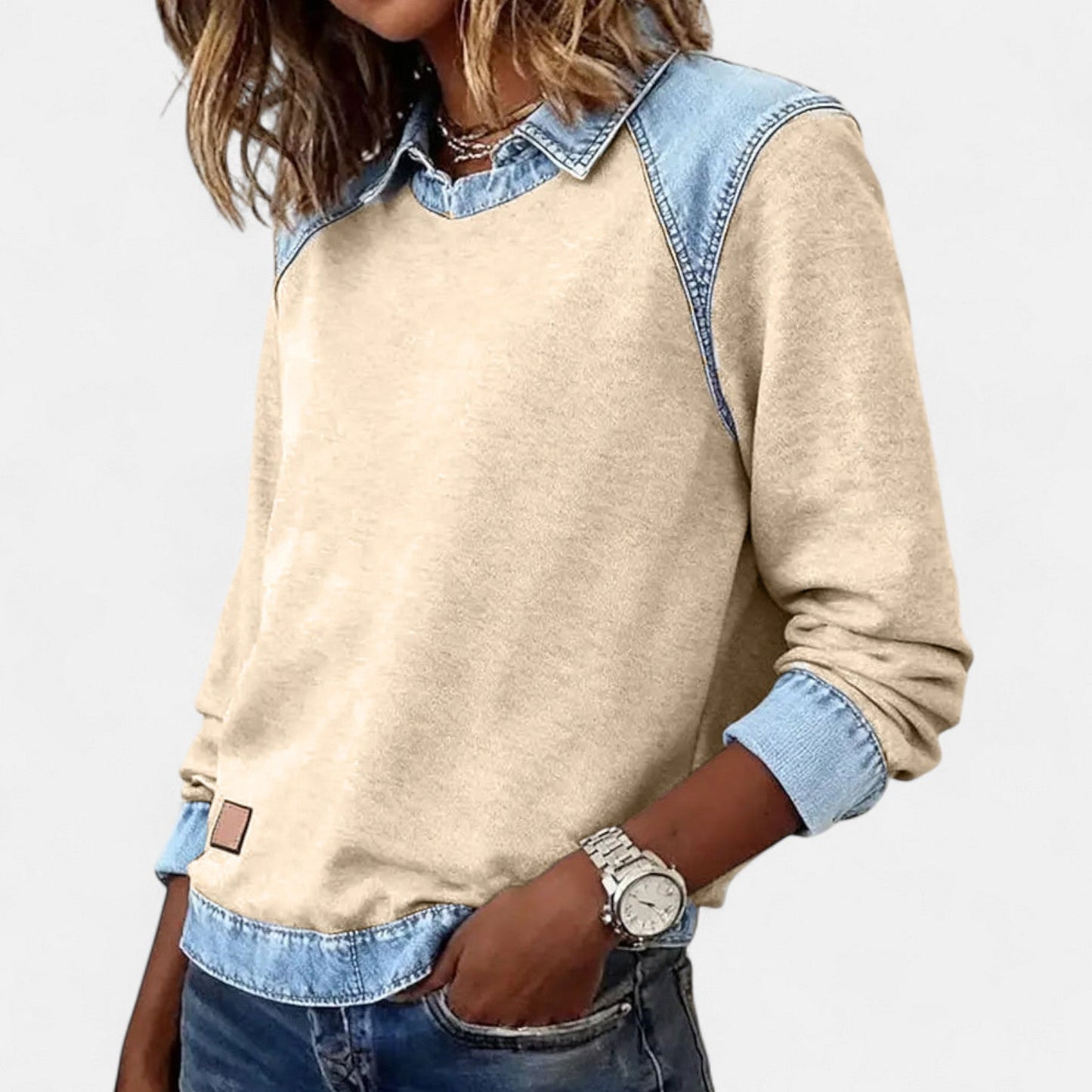 Women's Collared Sweater Long Sleeves