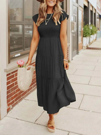 Lisette Women's Draped Tummy Control Dress