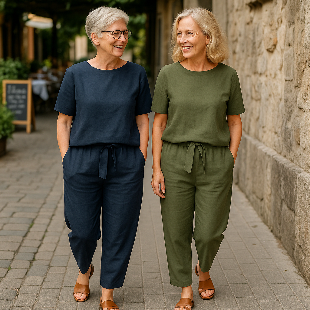 Women's Two Piece Set Simple Matching
